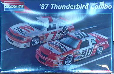 '87 Thunderbird Combo #7 Alan Kulwicki & #90 Kenny Schrader
